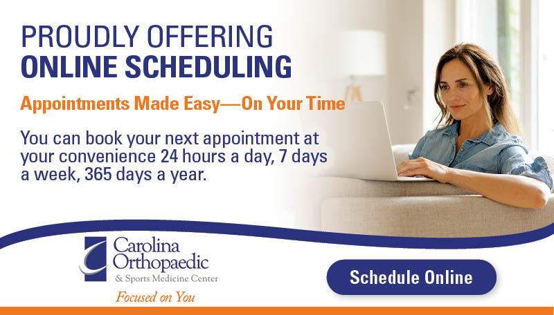 Proudly Offering Online Scheduling